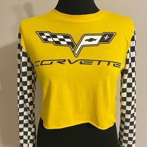 🖤💛cute cropped corvette top🖤💛